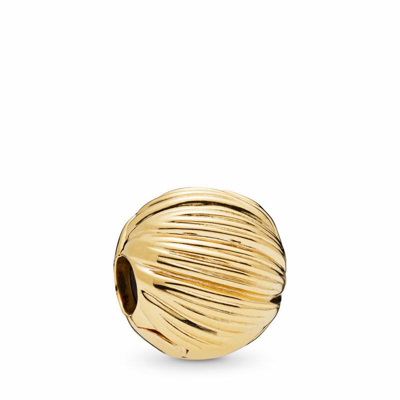 Pandora Australia Shine™ Seeds of Elegance Clip Charm - 18ct Gold Plated | OQCPAM985